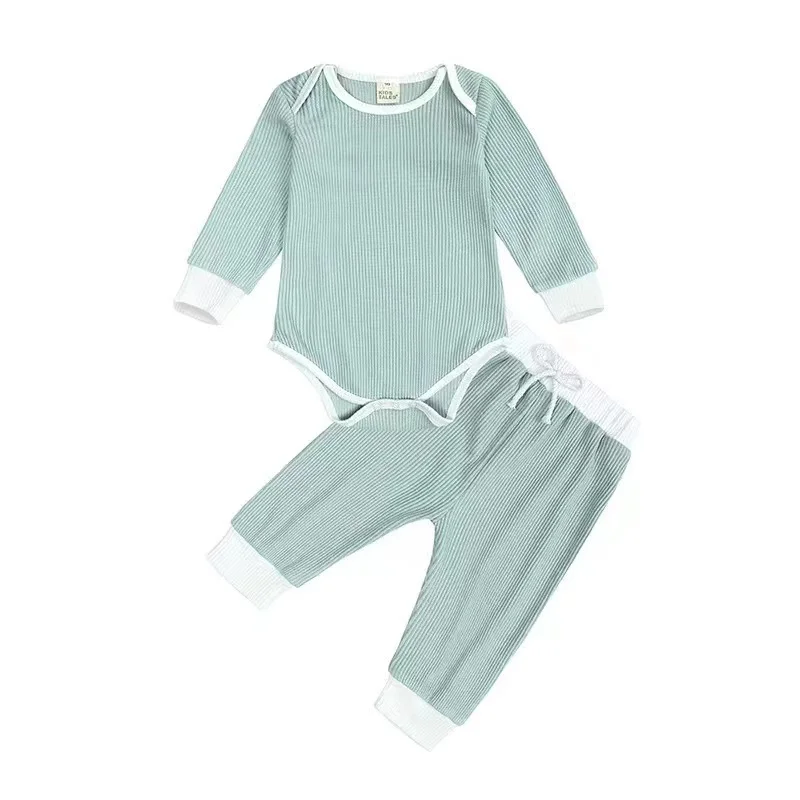 

0-18M Babies Boys Clothes Set Infant Girls T-Shirts Tops Long Pants 2Pcs Spring Autumn Clothing Suits