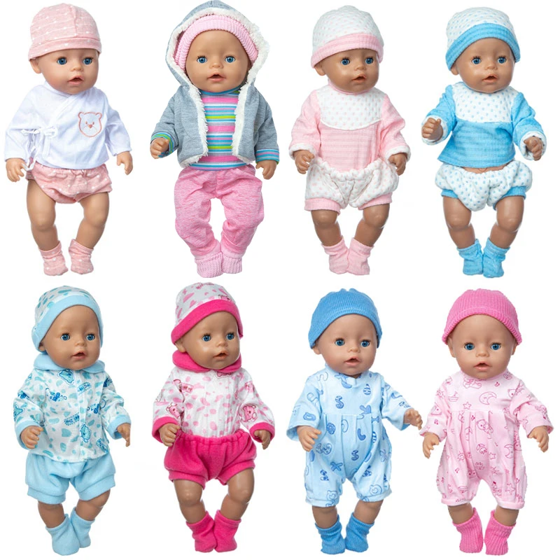 17 Inch Reborn Baby Doll Clothes Set for 17