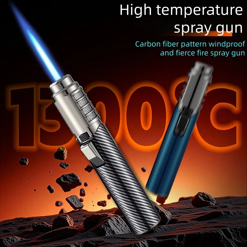 

Portable Metal Carbon Fiber Windproof Straight Jet Spray Gun Can Be Cyclically Inflated With 1300 ° High Temperature Spray Gun