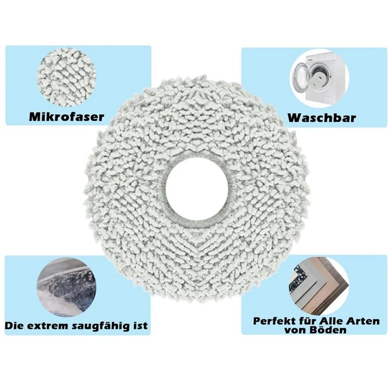 Dla Ecovacs Debot X2 Omni, X2 Pro, DEX86 odkurzacz Robot części zamienne akcesoria ścierka do mopa szmata