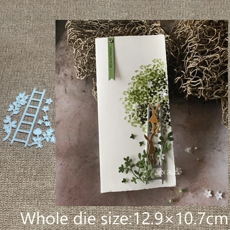 

New Design Craft Metal stencil mold Cutting Dies Stairs flowers leaves scrapbook die cuts Album Paper Card Craft Embossing