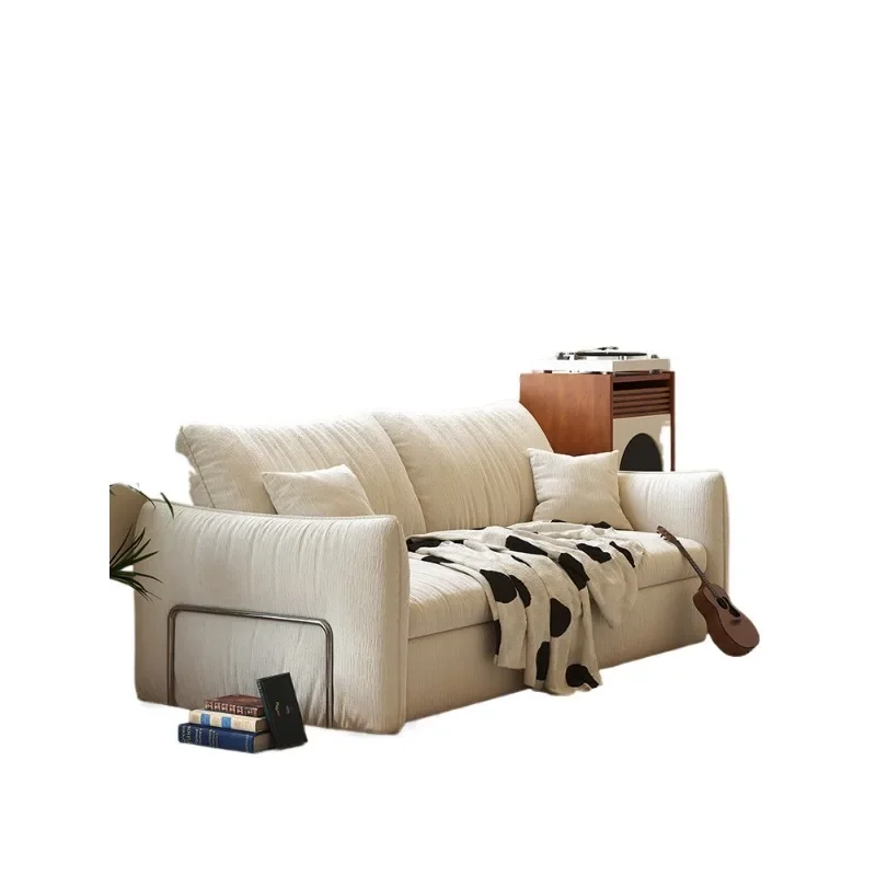 Sofa bed Small apartment modern retro living room dual-purpose telescopic folding integrated sofa