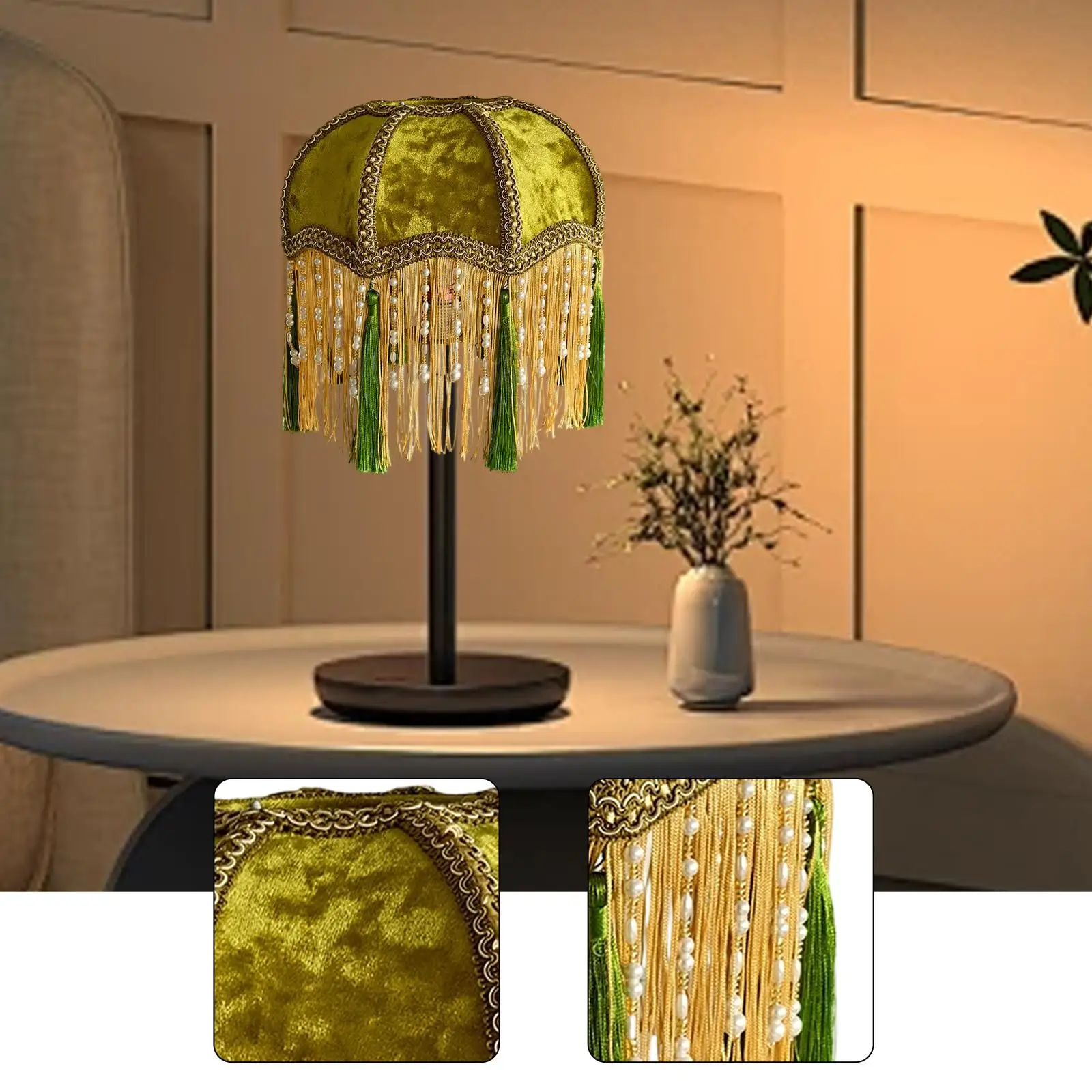 

Velvet Table Lamp Shade, Light Cover, Table Floor Lamp Cover, Light Shade for Living Room, Cafe