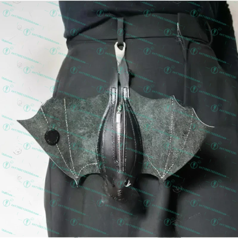 

leather bat coin wallet