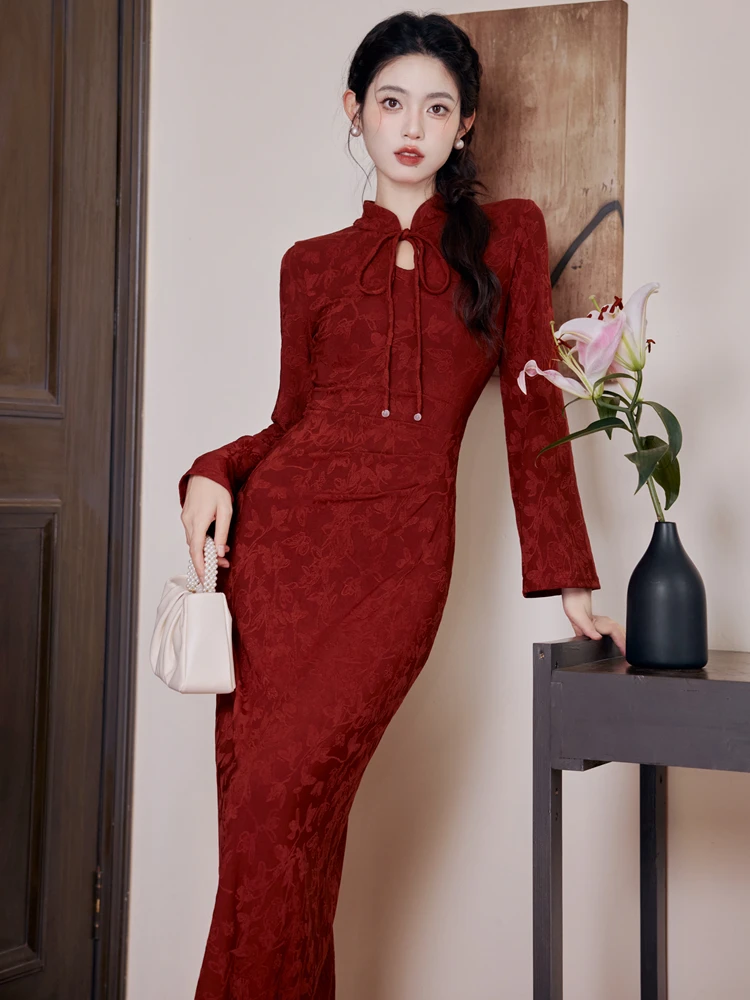 Abiti Abito da donna a maniche lunghe con volant Estate Cupro a righe Cinghie diagonali Ritaglio scavato Neon Bright Colorblock Ulzzang OL