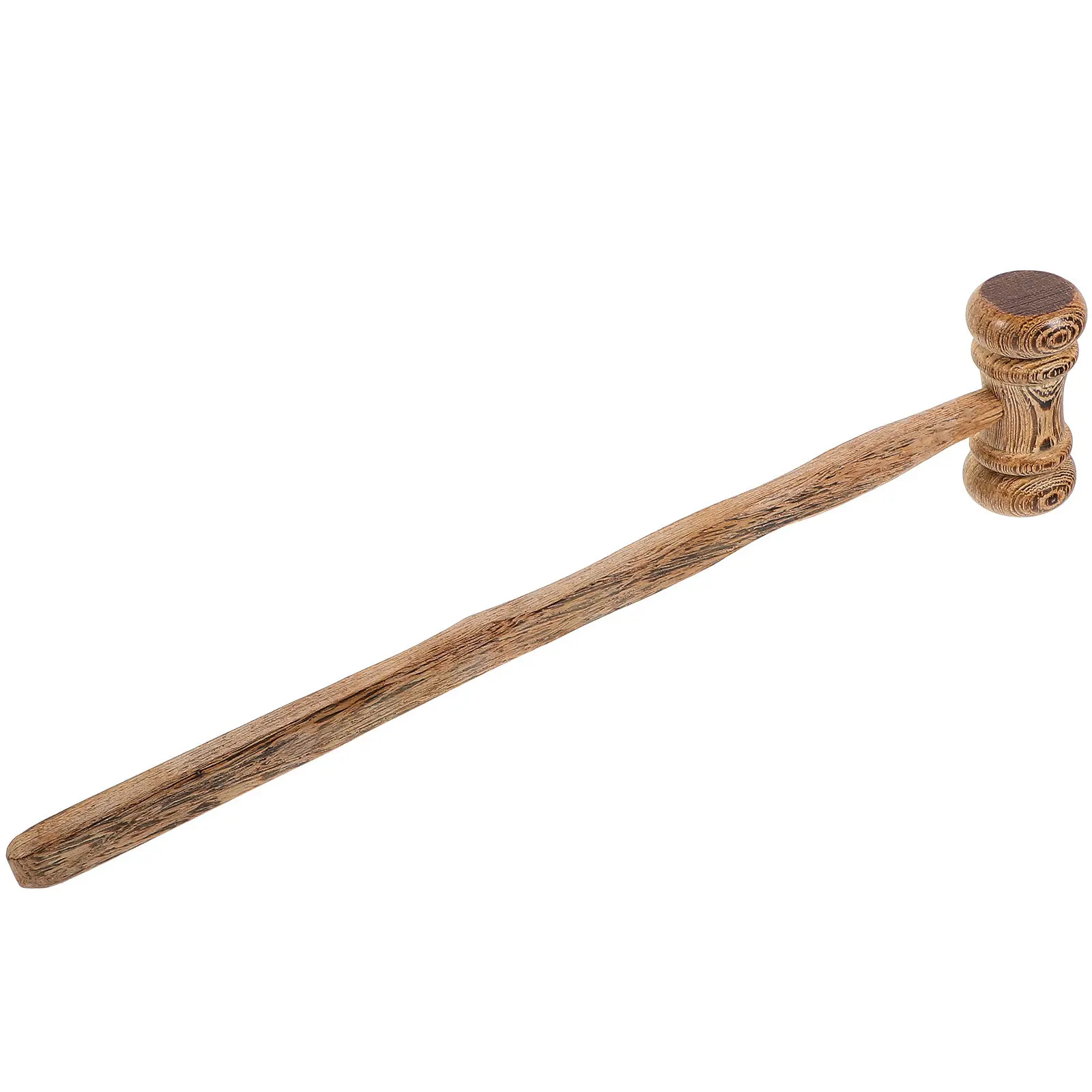 Wooden Judge Gavel Auction Hammer Lightweight Portable Solid Wood Auction Sale Hammer for Lawyer Judge Auctioneer