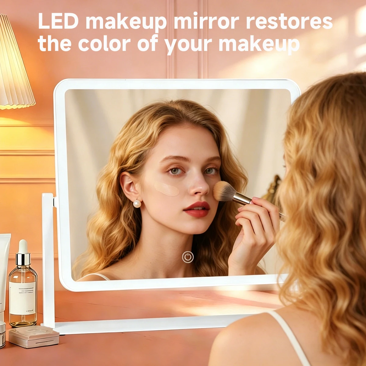 LED Makeup Mirror with Touch Sensor Light