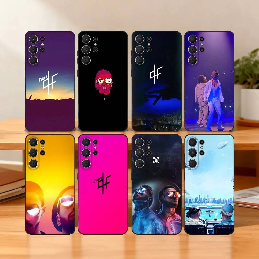 

P-PNL QLF R-Rapper Singer Phone Case For Samsung S25,24,23,22,30,21,10,9,Ultra,Plus,Lite,FE Black Soft Case