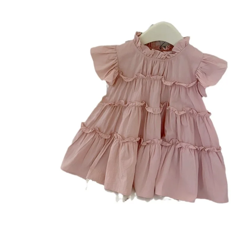 Girls' Summer Dress Dress New Fashionable Children's Clothing Cake Dress Little Girl Summer Dress Children Princess Dress