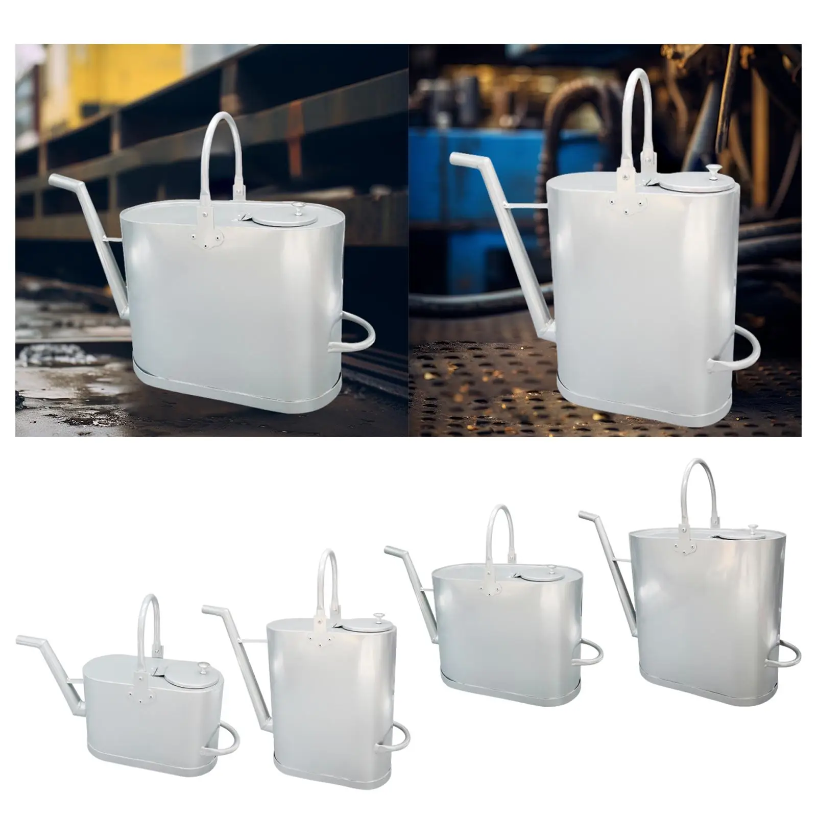 

Long Spout Refueling Barrel Multipurpose with Filter Screen Accessories for Vehicles Sturdy Petrol Barrel Automotive Oil Bucket