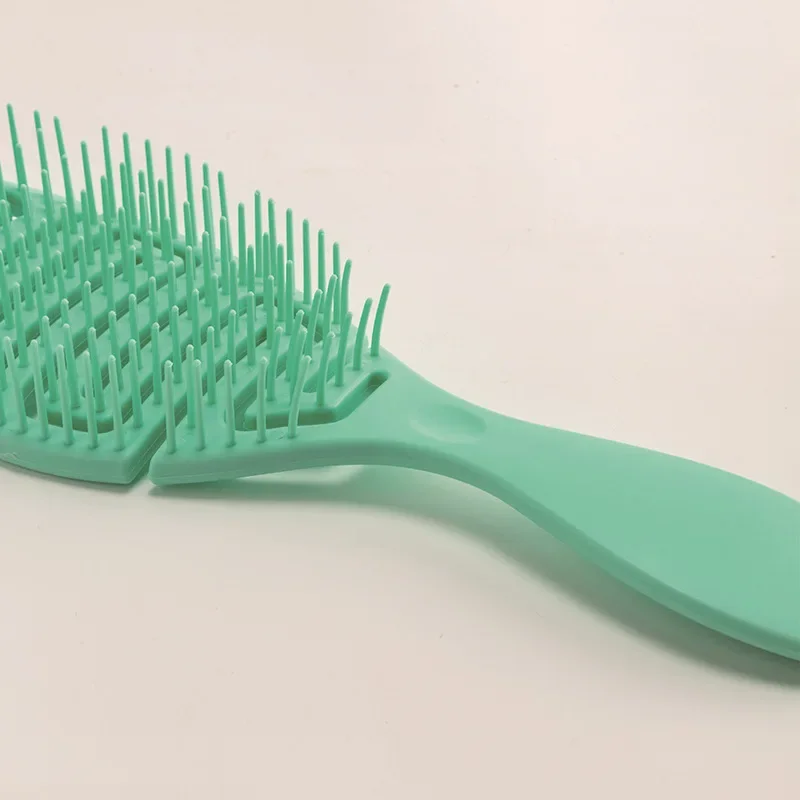 Cepillo de pelo rizado para masaje del cuero cabelludo, peine de Color sólido para el baño, herramientas de cuidado de la salud para mujeres y