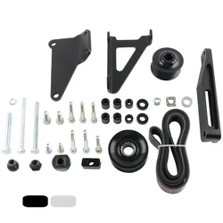 A/C & P/S Eliminator Delete Pulley Kit For Honda Acura K20 K24 Engines K Series