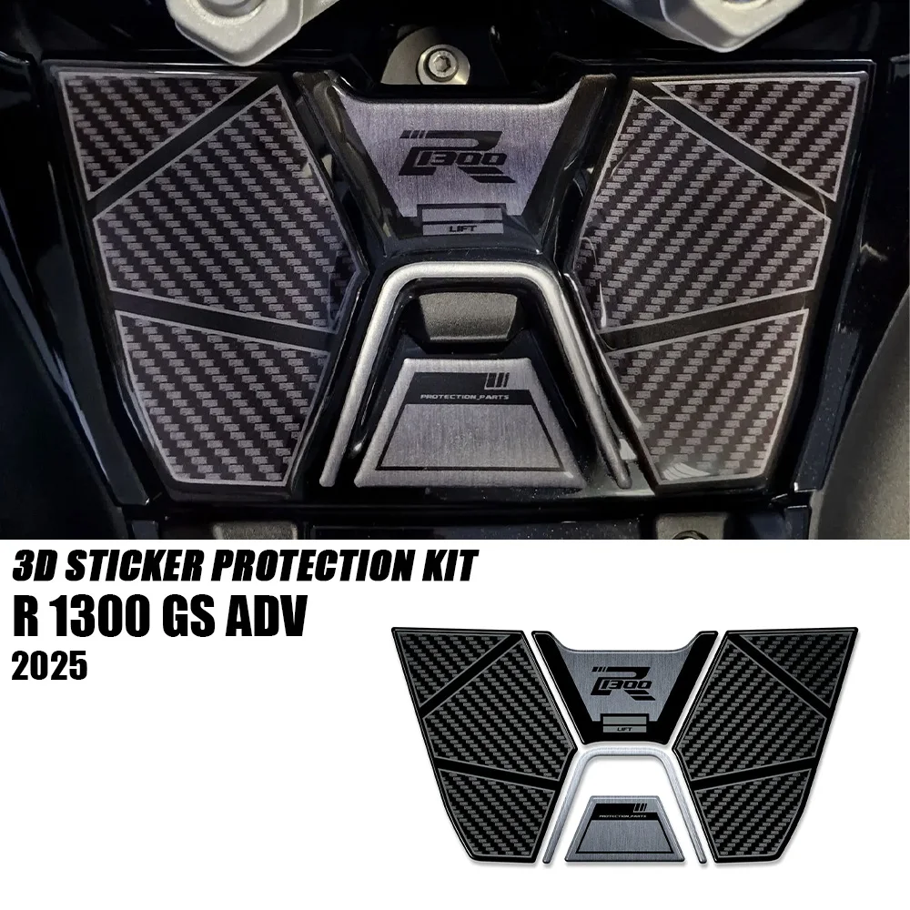 For R 1300 GS Adventure 2025 Accessories Motorcycle Storage Box Protection R1300 GS ADV Glove Box 3D Gel Stickers