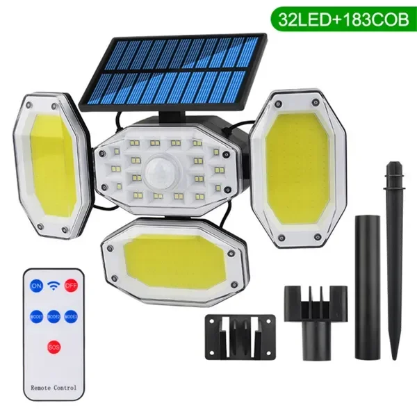 

Enhanced Solar-Powered Motion Sensor Light for Outdoor Garden Use