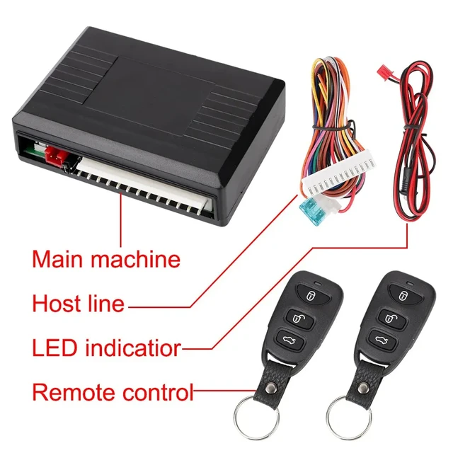 Car Remote Central Door Lock Keyless Control Kit Alarm System Remote Control 2