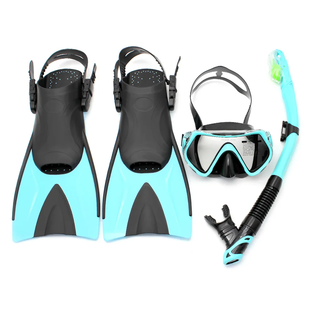 

Hot Sale Adult Snorkeling Diving Mask Fins Set Diving Gear
