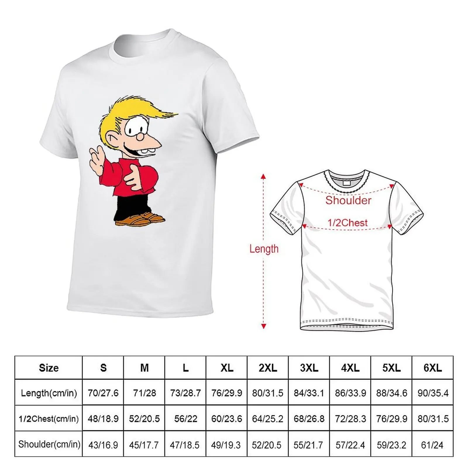 Mafalda is a friend of Felipe T-Shirt cotton t shirt man mens graphic t shirts T-Shirt