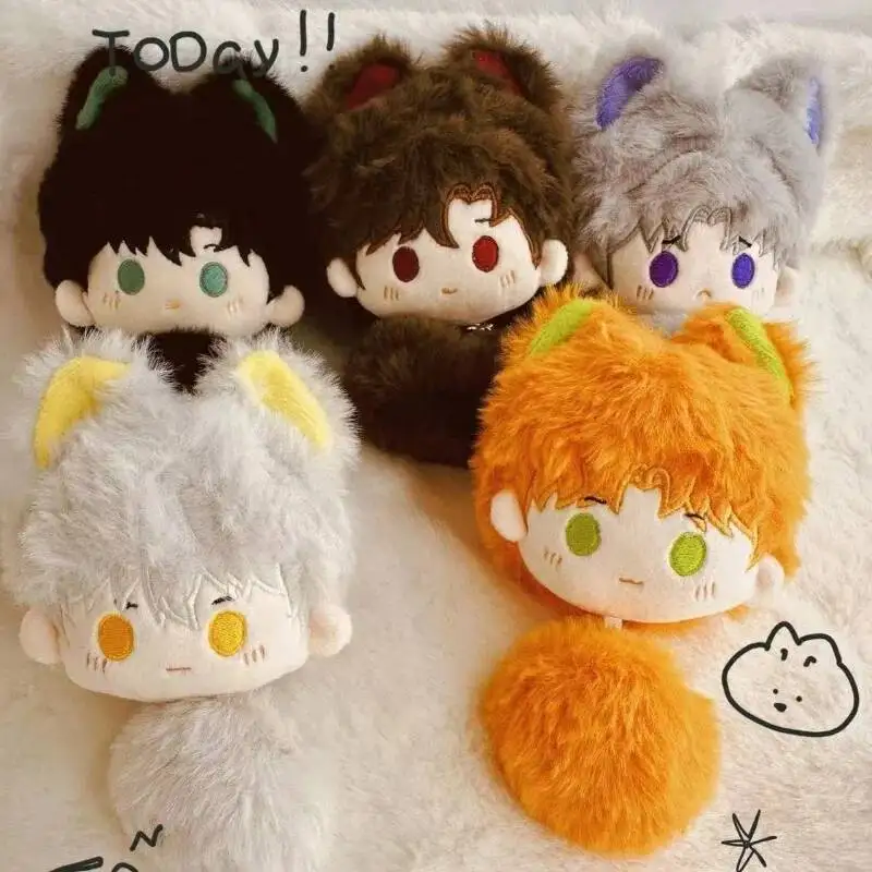 

Anime Game Light And Night Cos Evan Sariel Osborn Jesse Charlie Unisex 10Cm Plush Cute Cotton Bag Pendant Key Chain Gift