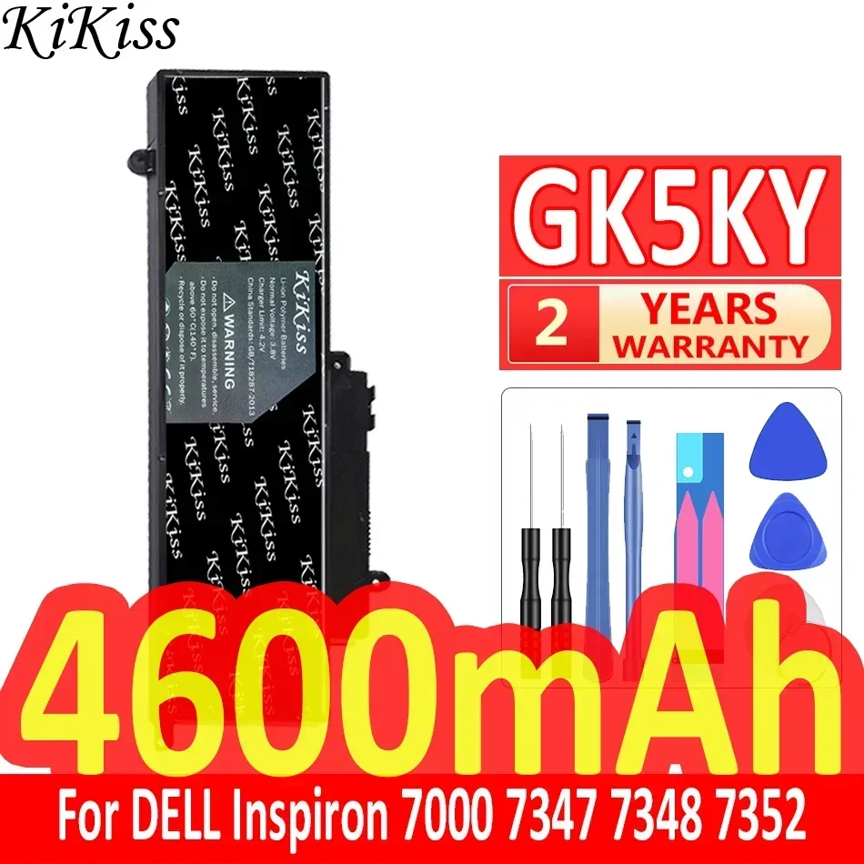 

Аккумулятор KiKiss 4600 мАч GK5KY для DELL Inspiron 13 дюймов, 7000 серии 7347 7348 7352 7353 7359 11 дюймов 3147 3148 15 дюймов 7558