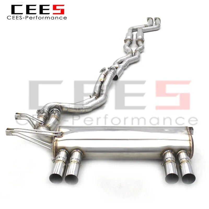 CEES Valvetronic Catback Exhaust Muffler for BMW M3 E46 2004-2006 High Performance Titanium Car Escape Exhaust System Assembly