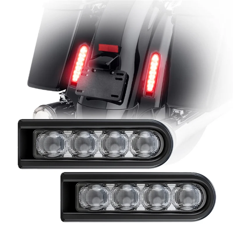 

Motorcycle Rear LED Brake Light& Side Marker Lights Kit For 2014-2022 For Davidson Street Glide Road Glide Road King