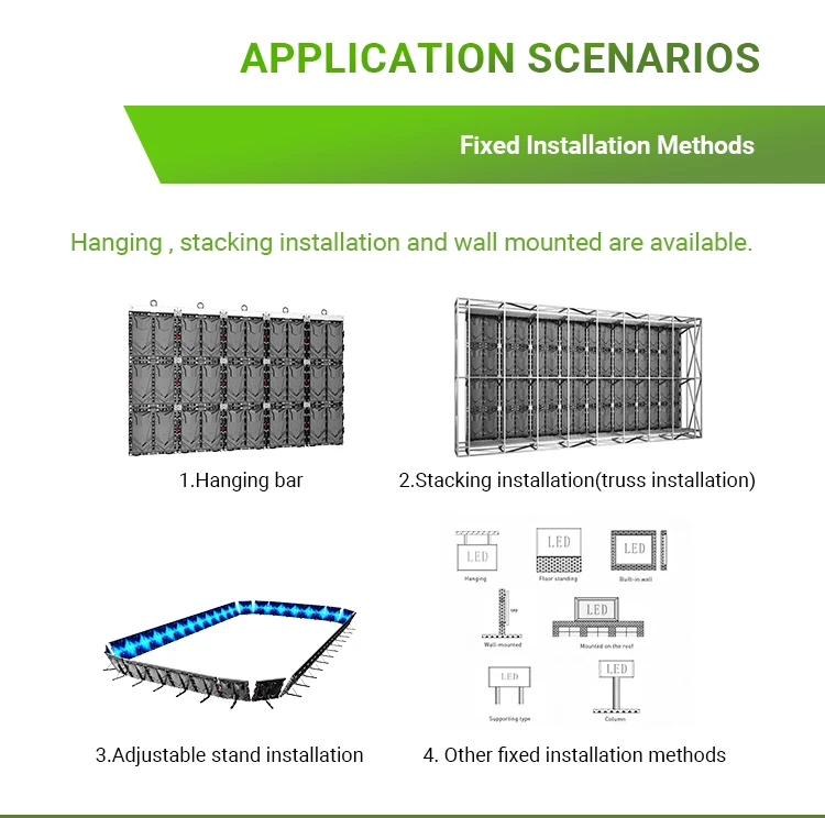 P6 P8 P10 ثابت في الهواء الطلق توفير الطاقة Led شاشة الإعلان SMD لوحات كامل اللون Led عرض لوحة السعر #5