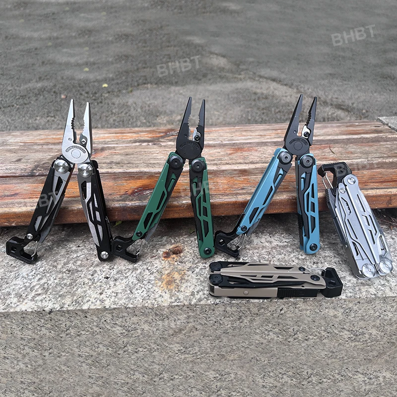 BHBT 17 In 1 Multifunctional Pliers Folding Multitool Portable EDC Outdoor Camping Home Repair Multi Tool 7 Colors Gift for Men