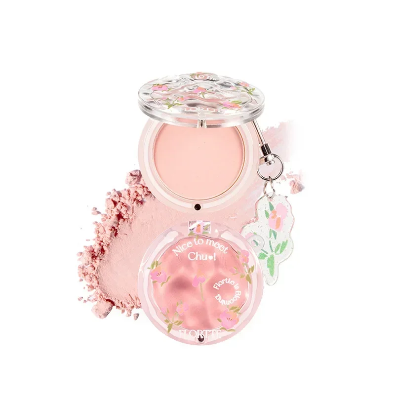 FLORTTE Make Up Blush Palette Cosmetici coreani Fard First Kiss Fard Evidenziatori naturali fini a lunga durata