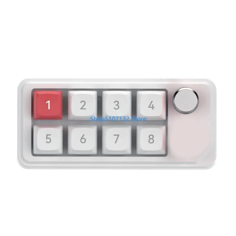87HD Mini 8 Mechanical Keyboard With N Rollover And DIY Keycap Option For PC Users