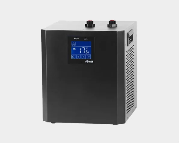 Small Cooling Aquarium Water Chiller Suitable for Both Fresh and Saltwater Use with Compressor and Temperature Control
