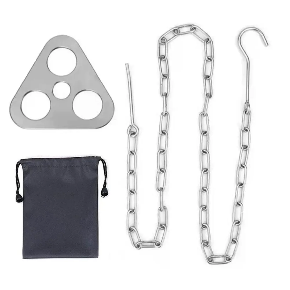 Estante para ollas colgante, trípode colgante para Picnic, para acampar, Picnic, hoguera, fiesta, 1 KIT de acero inoxidable, nuevo