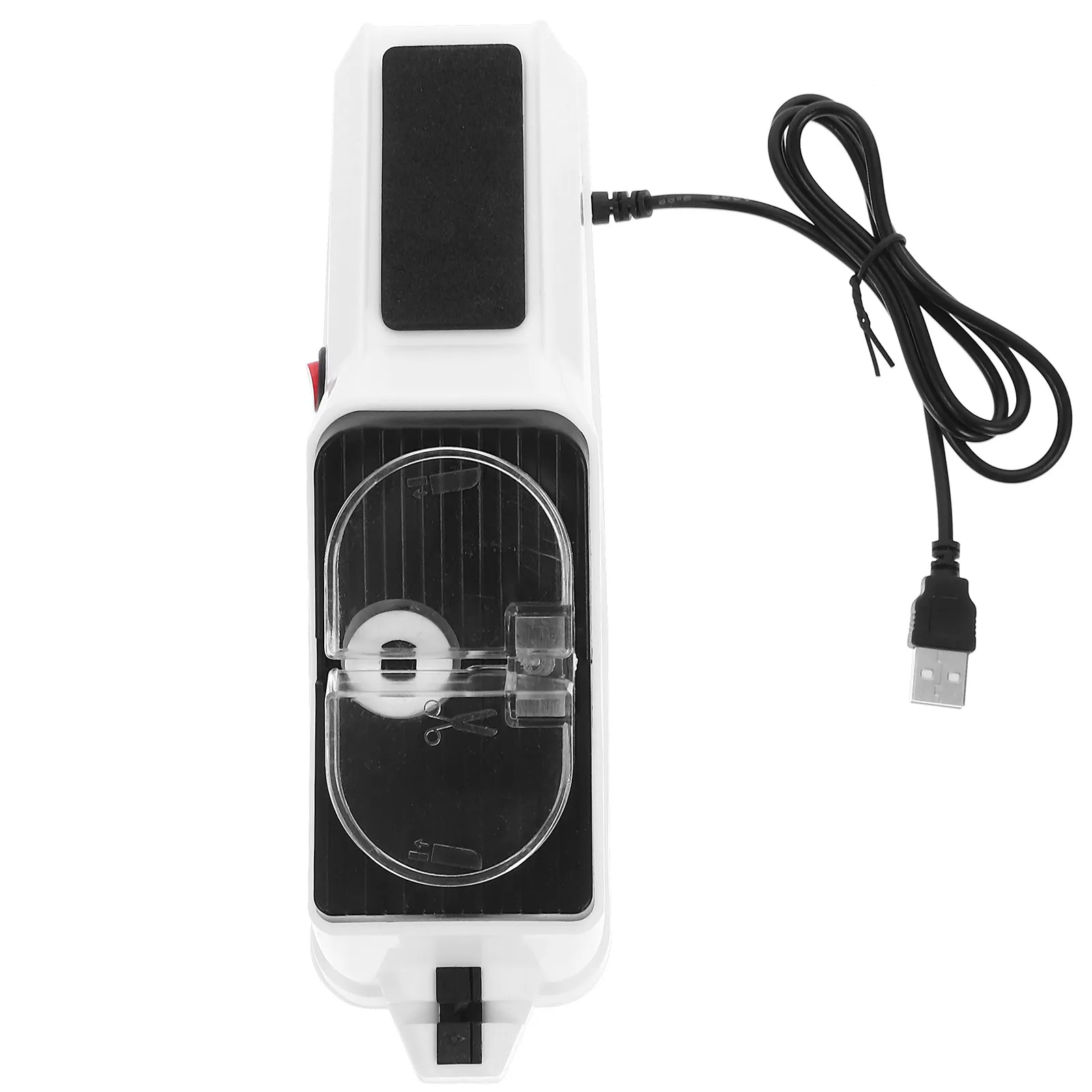 

USB Rechargeable Electric Knife Sharpener for Kitchen Cutlery Chef Scissors Bread Steak Carving Knives Desktop Countertop