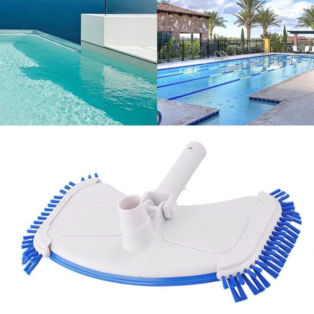 Swimming Pool Curved Vacuum Cleaner Suction Head Save Labour Bath Spas Hotel Shower Cleaning Brush Swimming Pool Cleaning Tools