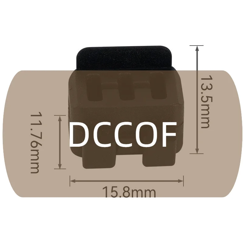 1Pcs Silicone Brush Nozzle Wipe Brush DIY Accessories 3D Printer For Bambu Lab H2D Hotend Wiper