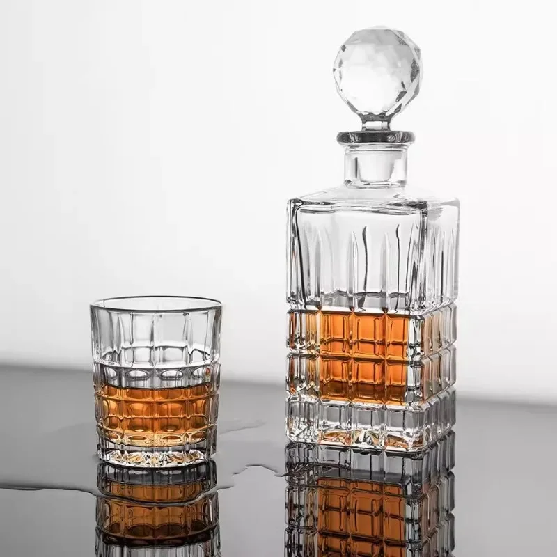 Crystal glass whiskey cup foreign wine cup, home creative simple wine set
