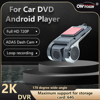 Full HD 1080P ADAS 2K DashCam Car DVR Camera Recorder For Android Radio Player Navigation Unit Auto Voice Alarm Video Recording