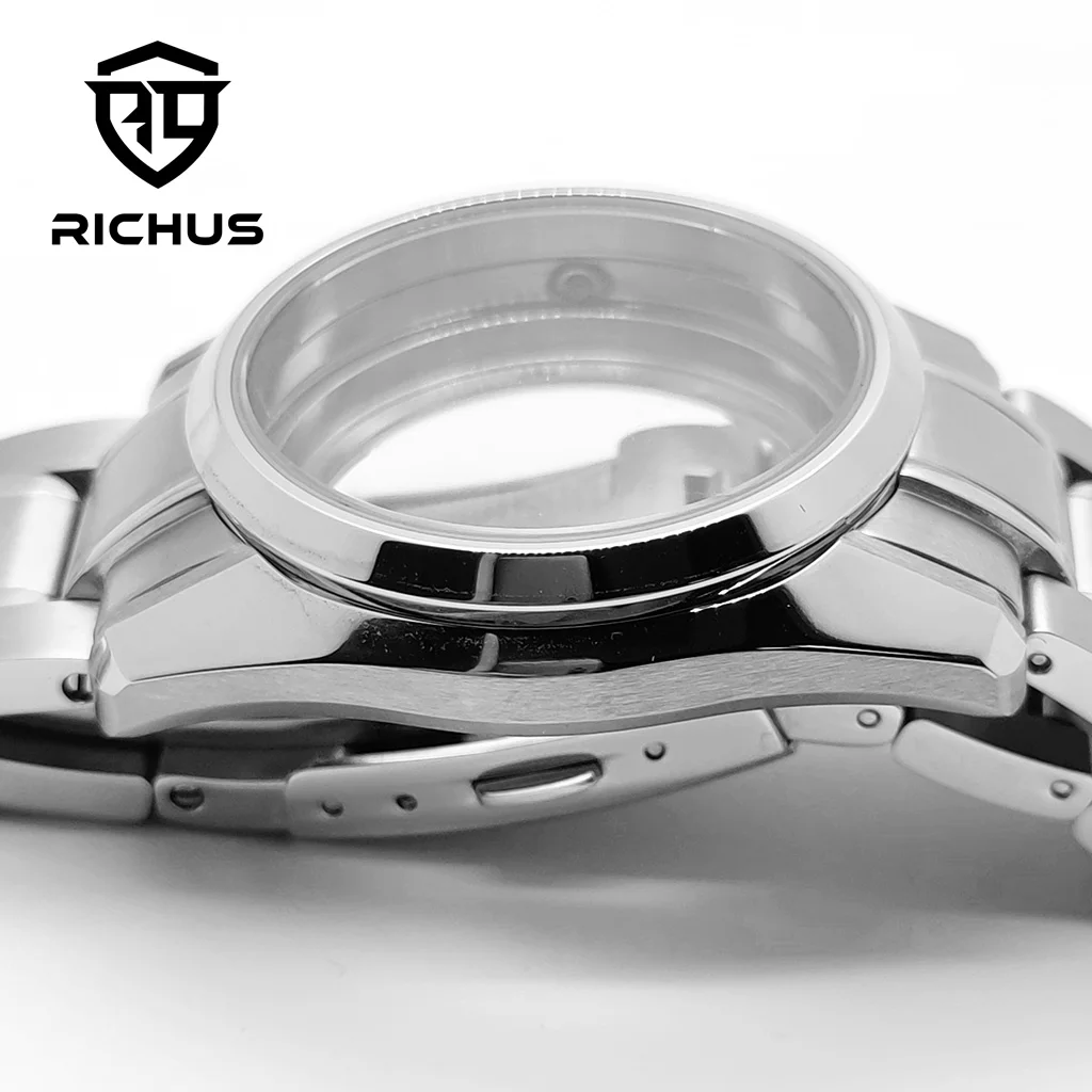 RICHUS นาฬิกา 36 มม.นาฬิกา Sapphire Glass Fit NH34 NH35 NH36 ETA2824 PT5000 Miyota8215-DG นาฬิกาอุปกรณ์เสริม