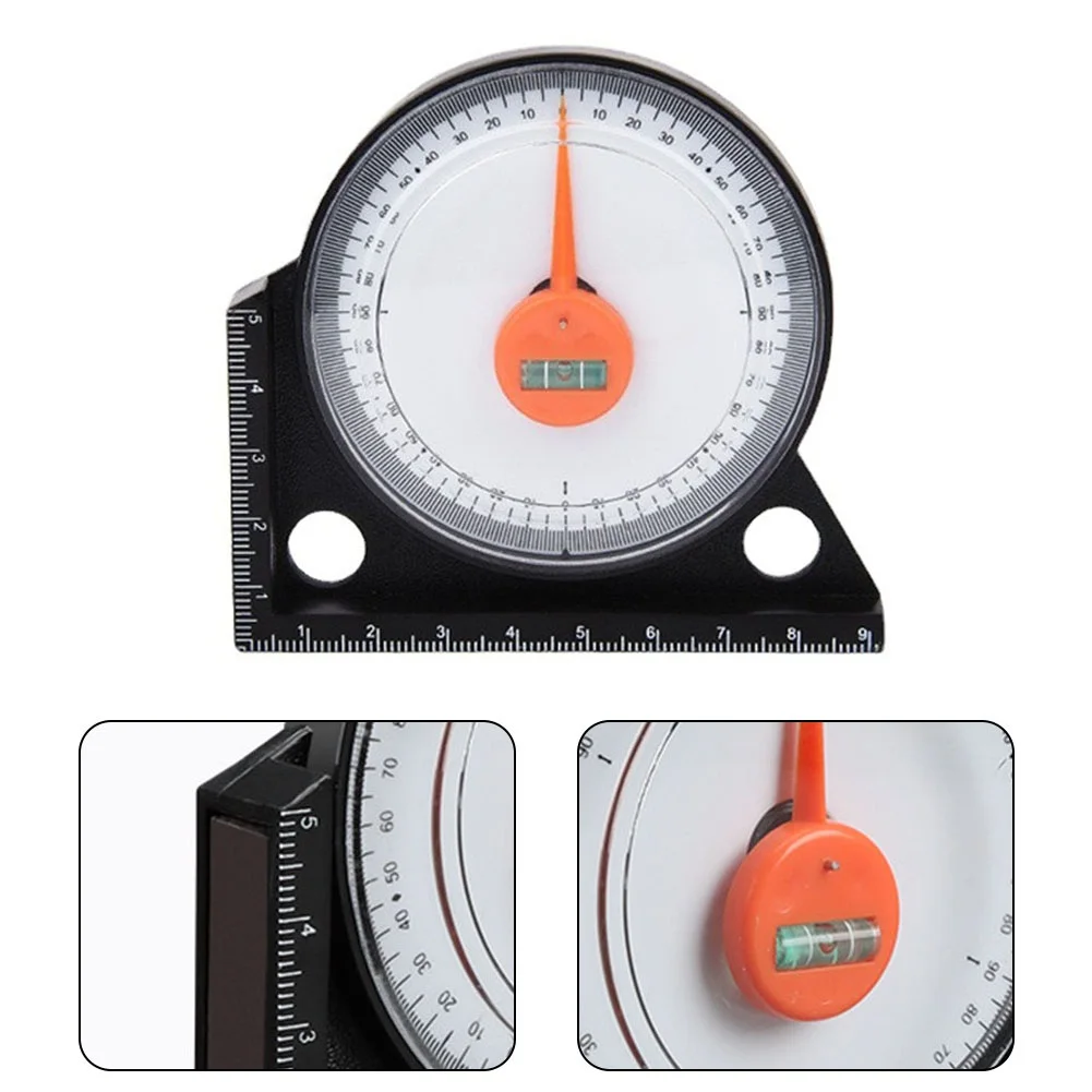 Magnetic Angle Level Finder 92*85*13mm Black+white Easy To Use Gauging Tools High Precise Brand New High Quality