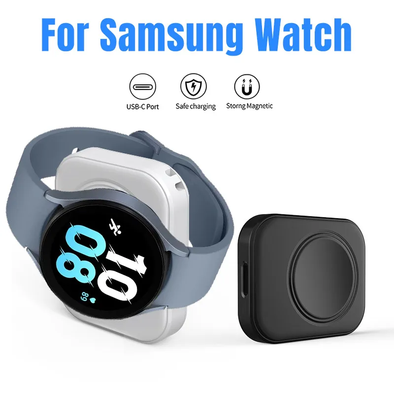 Magnetyczny bezprzewodowy przenośny zegarek USB typu C Szybka ładowarka do Samsung Galaxy Watch 7/6 Classic 5/4 4 Pro 3/Active Szybkie ładowanie