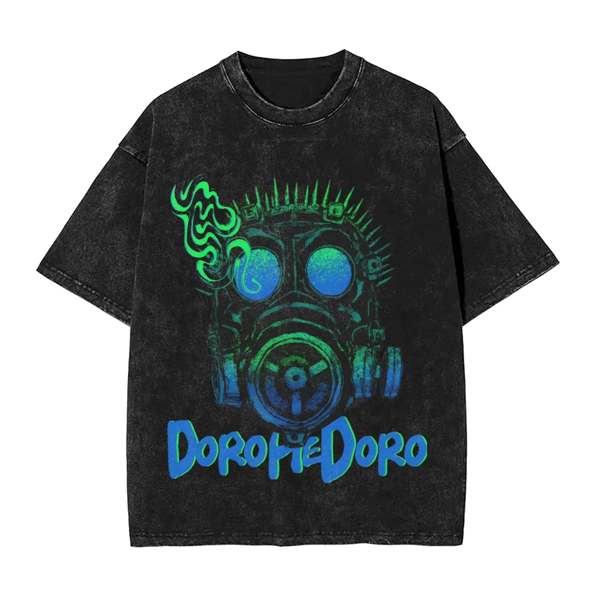 Dorohedoro Anime Manga Men T Shirts Washed  Amazing Tees Short Sleeve O Neck T-Shirt 100% Cotton Gift Idea Tops