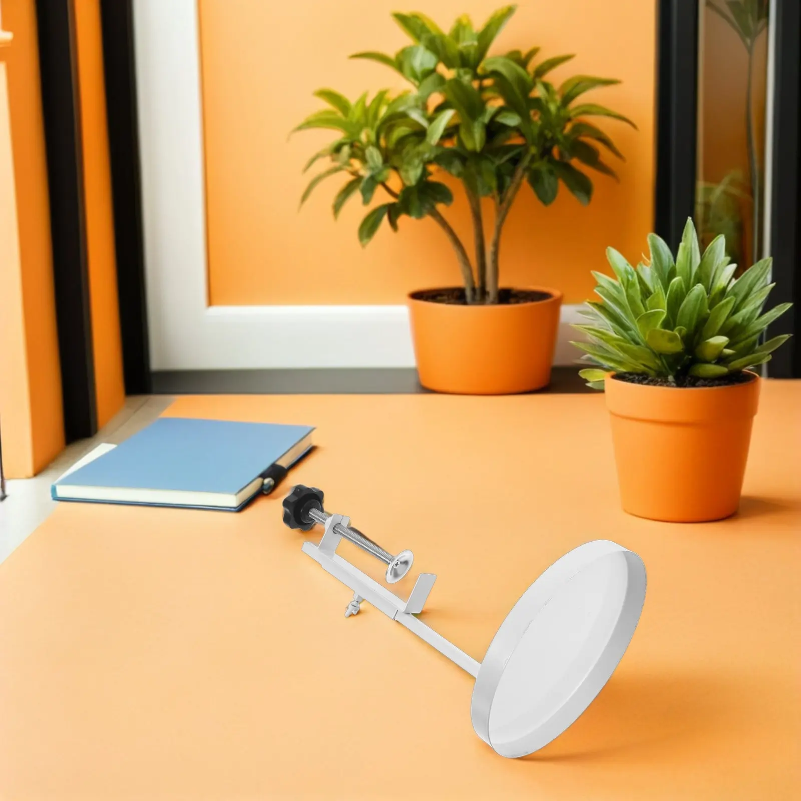 Iron Adjustable Floating Plant Shelf Indoor Metal Plant Holder Clamp Window Sill Extension Stand for Home Office