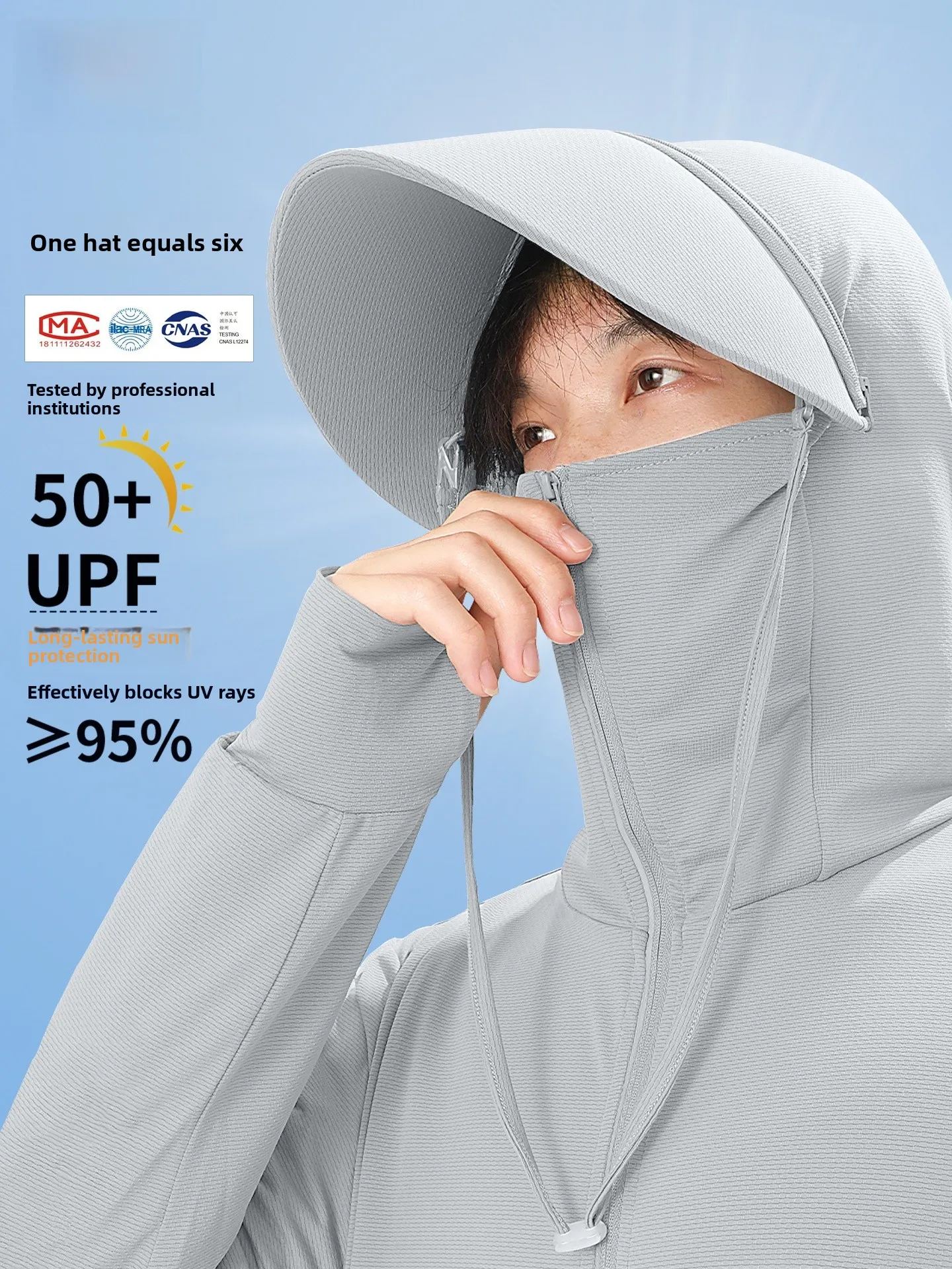 

Warrior UPF50+ Ice Silk Men's Outdoor Sun Protection Clothing Summer 2025 New Sle Wide Brim Hat Durable Polyester Fiber