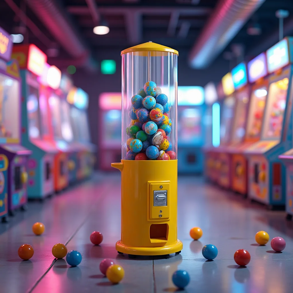 100Mm Large Ball Capsule Vending Machine Coin Token Operation Gum Toy Vending Machine Entertainment Free Standing
