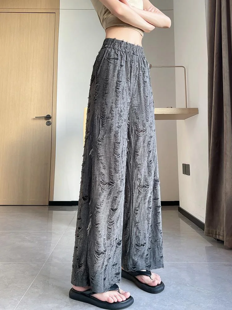 Jmprs هول الشارع الشهير فضفاض بانت المرأة خمر عالية الخصر الهيب هوب بنطلون عادية عالية الجودة الرجعية الإناث الحلو بنطال ذو قصة أرجل واسعة