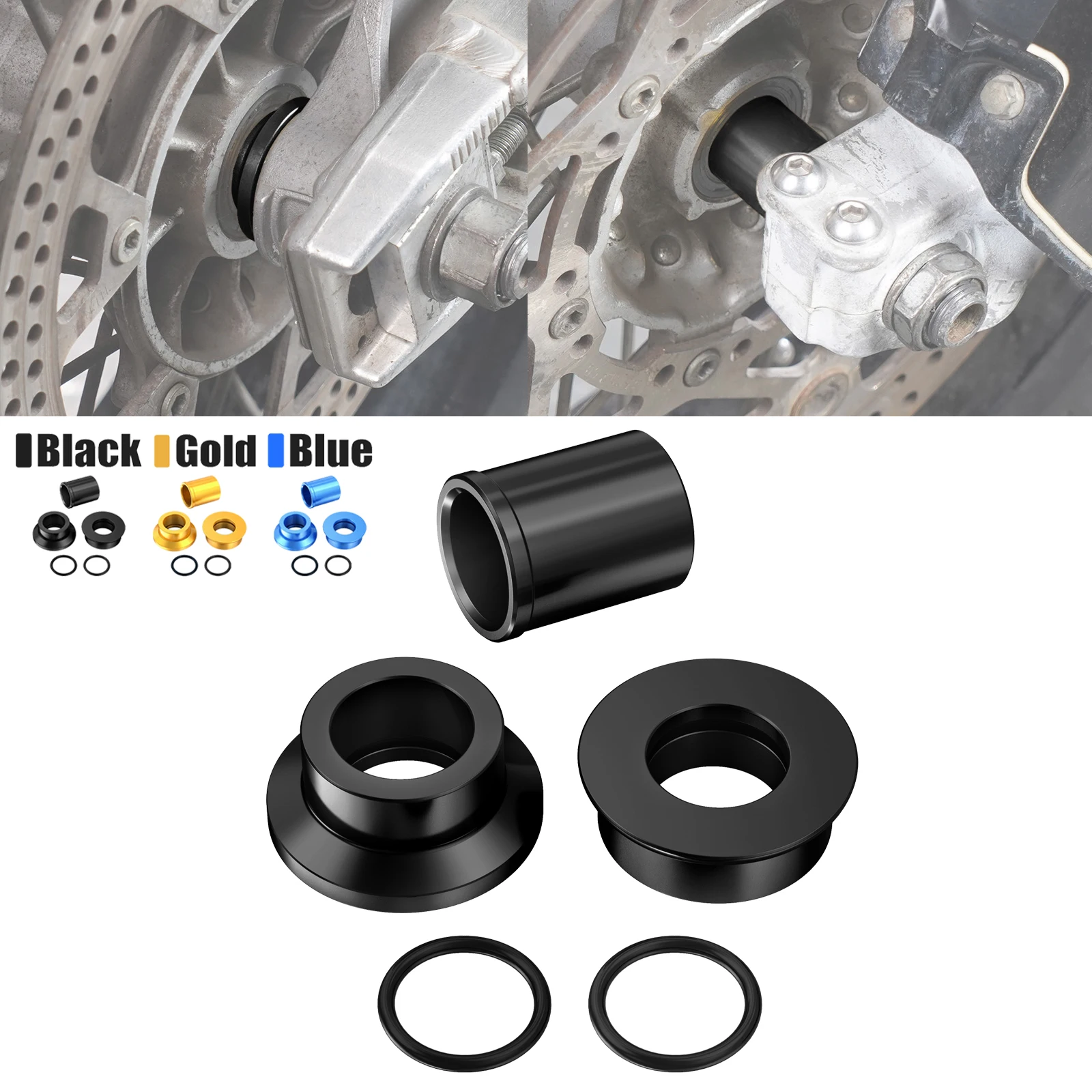 

2000-2024 For Suzuki DR-Z 400SM 400S 400E 400 Motocross Front Rear Wheel Spacers Hub Collars DRZ400SM DRZ400S DRZ400E DRZ 400