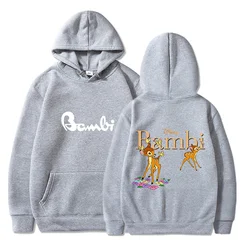 Bambi Women Men Casual Pullovers Hoodies Autumn Winter Long Sleeve Boys Girls Sweatshirt Streetwear Hooded Sweatshirts