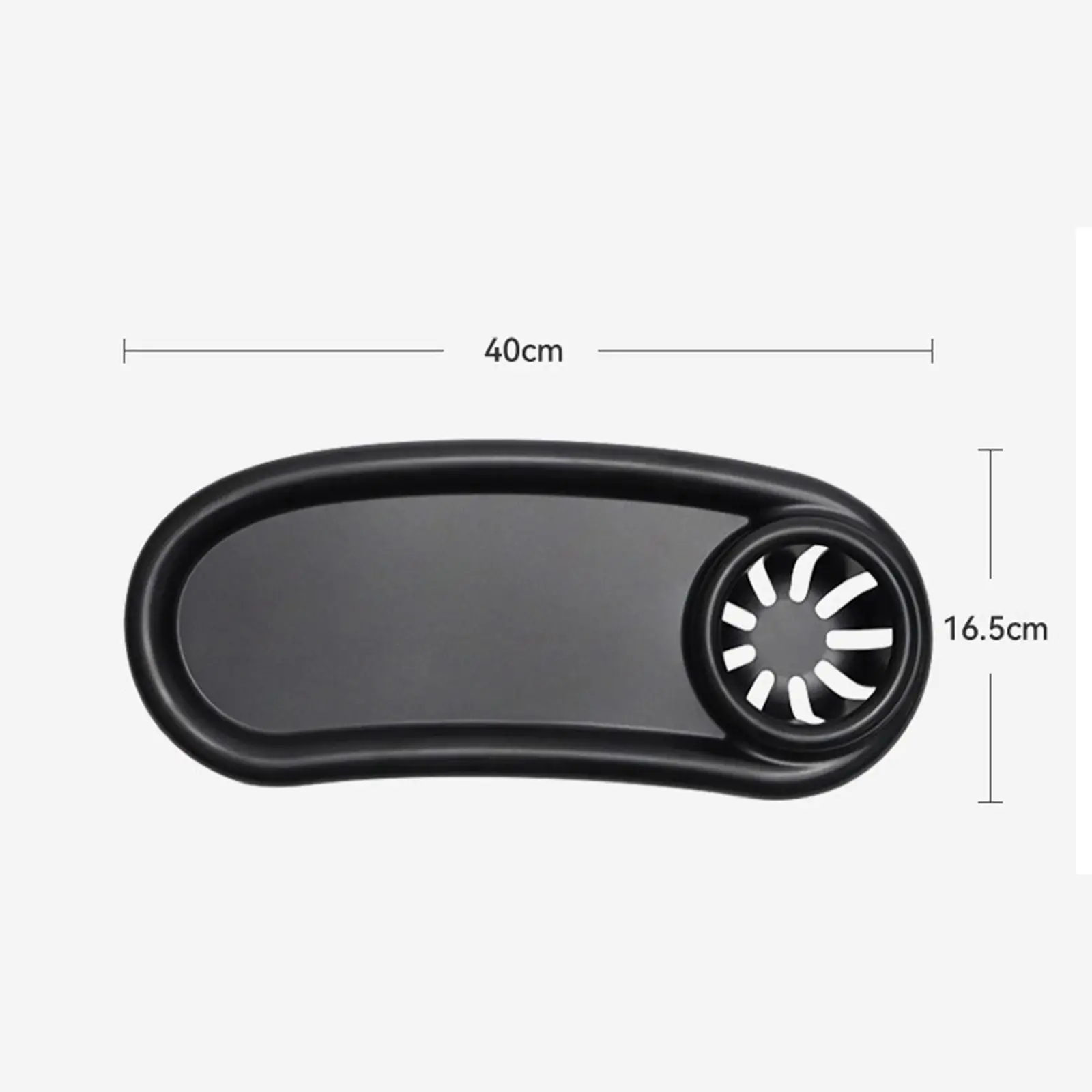 Stroller Snack Tray High Performance Easy to Install Versatile Cup Holder Gifts Ventilation Hole Spacious Stroller Dinner Table - view 3