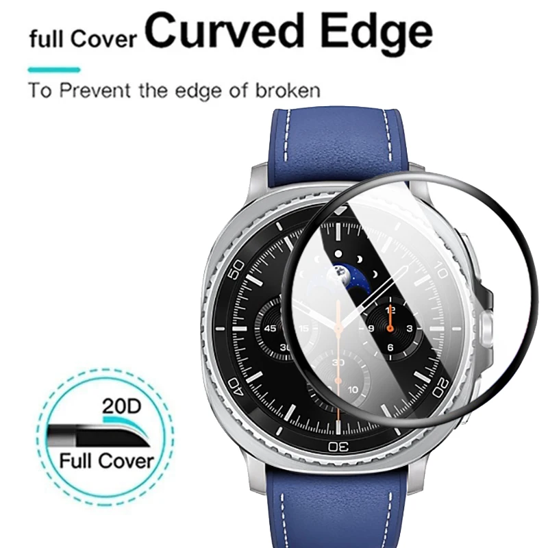 Screen Protector Film For Samsung Galaxy Watch 8 44mm 40mm Full Coverage Cover For Galaxy 8 Classic 46mm Accessories Not Glass