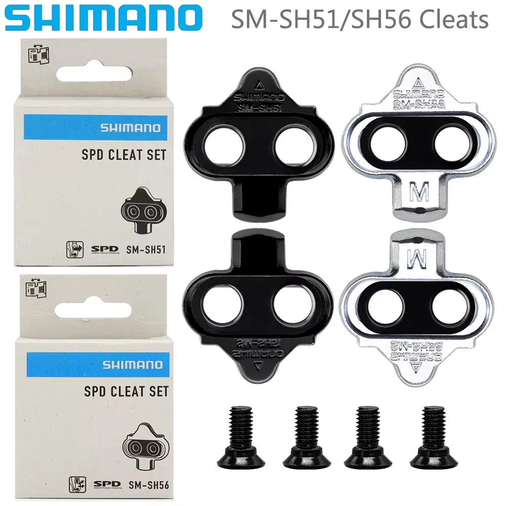 ​SHIMANO SPD CLEAT SM-SH51 SM-SH56 Bike Pedal Cleats Single/Multi-Release MTB Bike Cleats for M520 M515 M505 A520 M545 M540