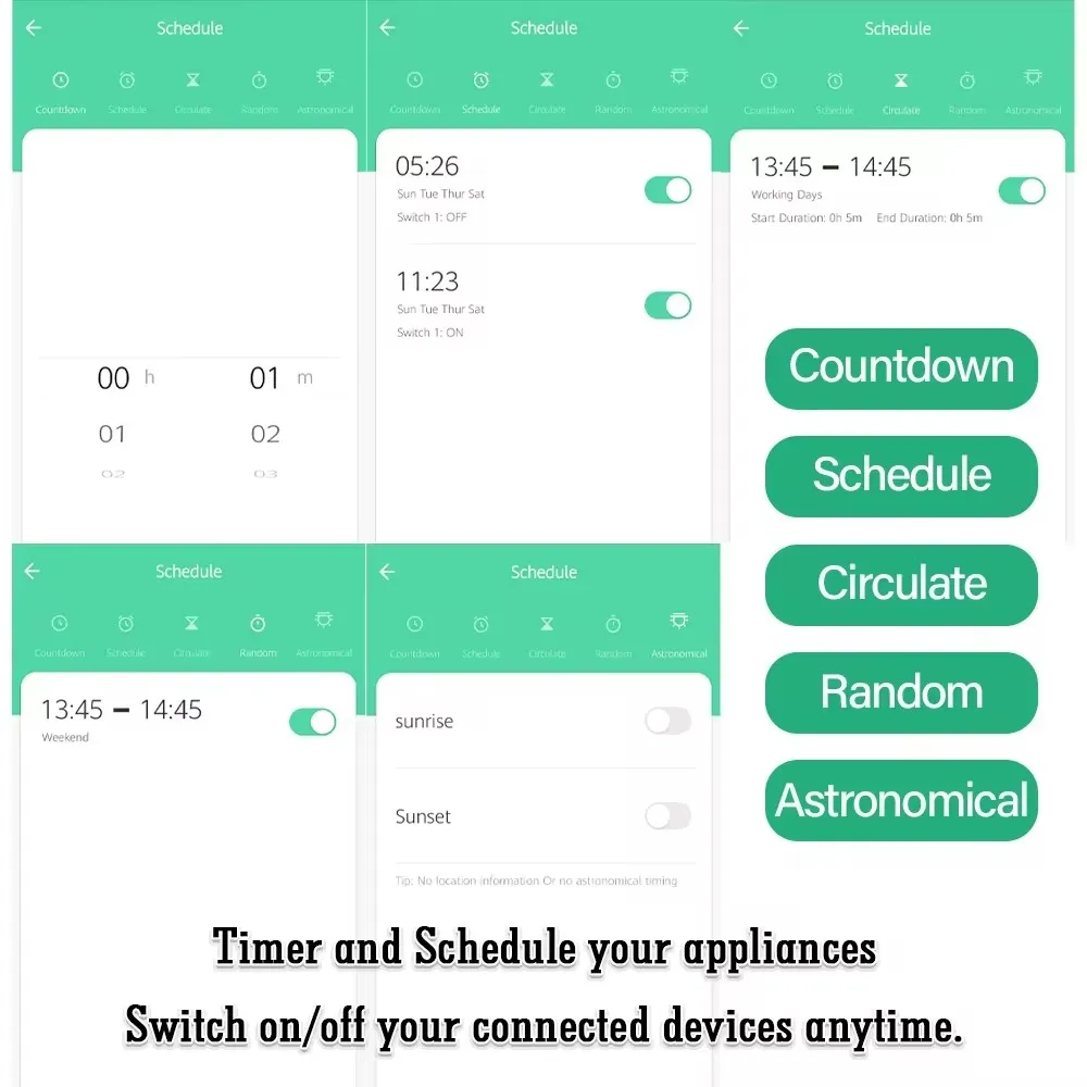 1P 2P 3P 4P TUYA  APP WIFI Circuit Breaker Timer Voice Remote Control Smart Life Automatic Intelligent Interruptor WIFI Switch